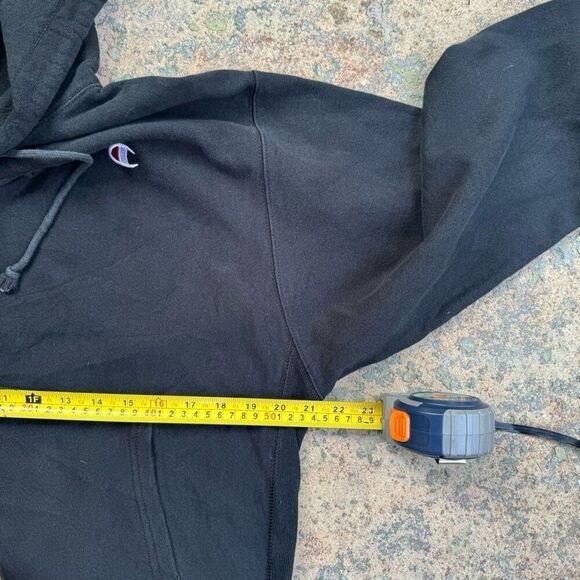 Champion Reverse Weave Classic Logo Y2K Hoodie - Picture 3 of 4